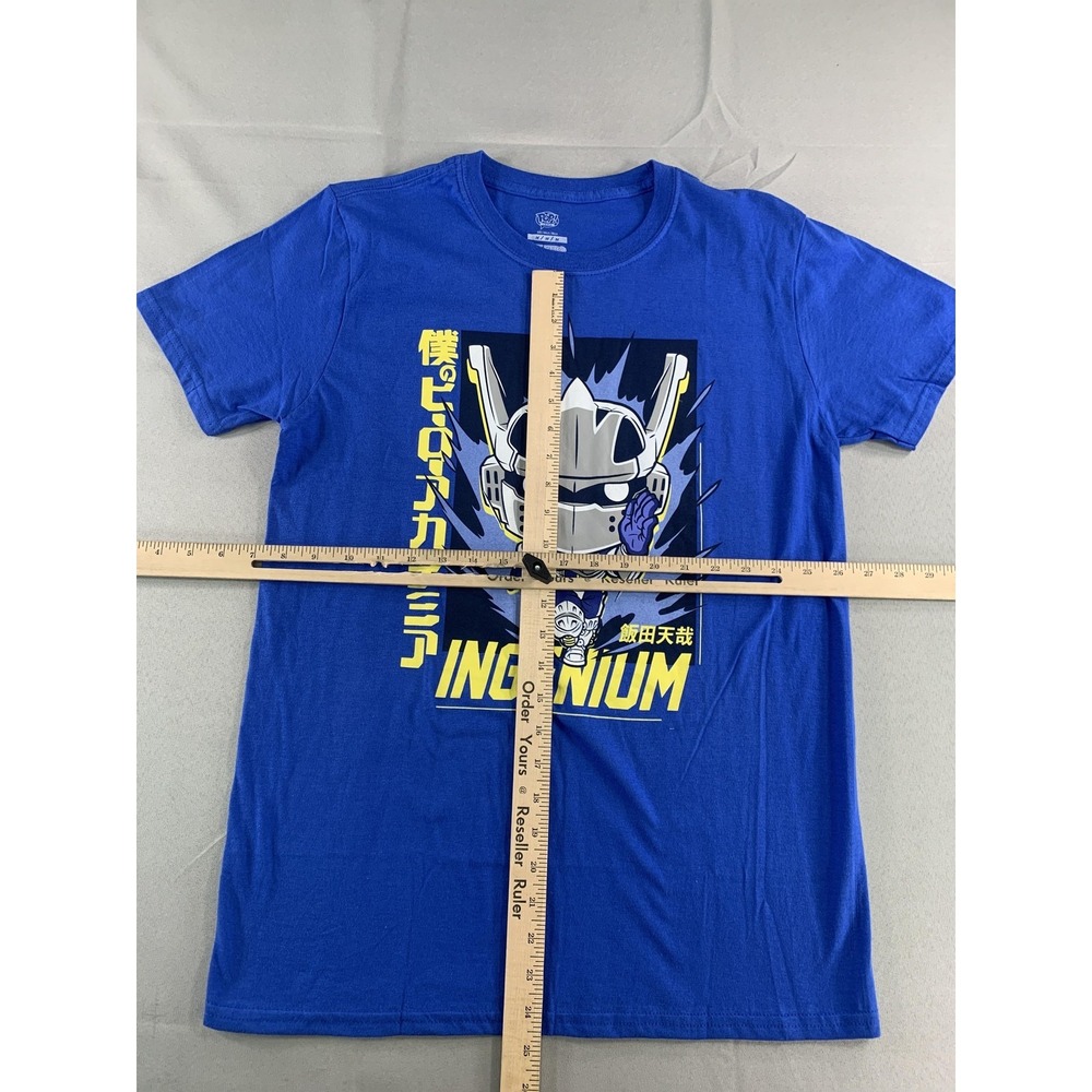 My Hero Academia Shirt Mens Medium Blue Ingenium Tenya Iida Anime Graphic Funko - Picture 3 of 6